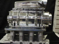 2019 Ford 351W 6-71 TUNNEL RAM Supercharger Kit- The Blower Shop 3 Lobe Hi Helix Billet  blower